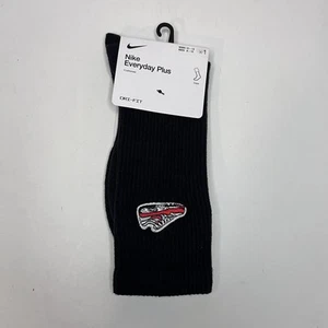 Nike Everyday Plus Dri-Fit Cushioned Socks Air Max 1 Black FQ0327-010 Size L - Picture 1 of 7
