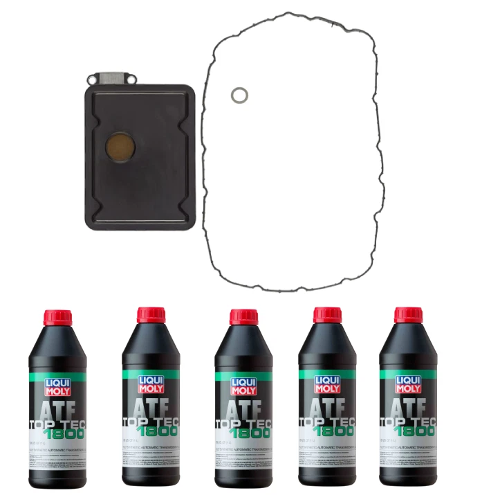 Auto Transmission Filter Kit + Drain Plug Seal + 5L ATF Fluid for HYUNDAI KIA - Image 1 of 4