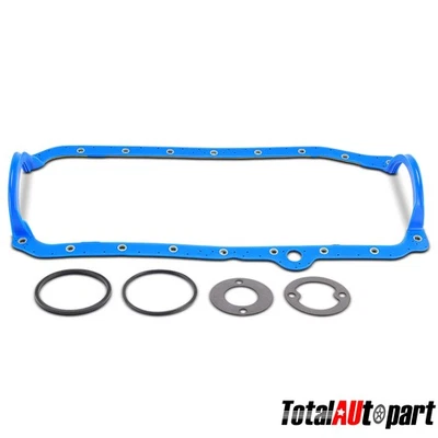 Engine Oil Pan Gasket Set for GMC C1500 C2500 Jimmy Yukon Cadillac Olds Pontiac - Image 1 of 4