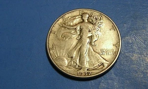 1937 Walking Liberty Half - Picture 1 of 4