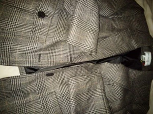 Jones NY Damen Petite Plaid Hahnentritt gefüttert Blazer Jacke Gr. 14 WP, Strick - Bild 1 von 2