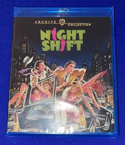 OOP SEALED WB Archive Collection Night Shift (1982) MOVIE BLURAY BLU-RAY Keaton - Picture 1 of 2