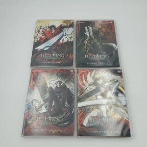 Hellsing Ultimate Series Vol. 1-4 DVDs 1 2 3 4 Geneon Classic Anime Movies - Picture 1 of 6
