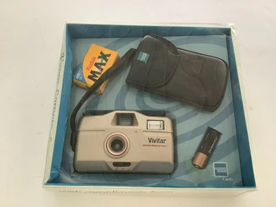 Vivitar 35 mm Film Camera Set: With Film, Battery & Case. From American Express - Image 1 of 4