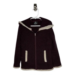 Kuhl Apres Hoodie Girls Size XS 5-6 Hooded Fleece Jacket Purple Full Zip Youth - Picture 1 of 12