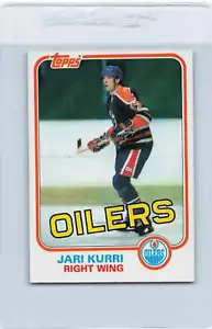 Jari Kurri Oilers 1981/82 Topps #18 casi nuevo *11 - Imagen 1 de 1