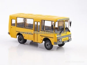 Bus magazine series (Modimio) No. 59 with model of PAZ-3206 bus /yellow/ - Imagen 1 de 6