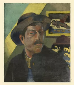Pochoir Paul Gauguin "Autoportrait" - Photo 1 sur 2