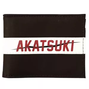 Naruto Shippuden Akatsuki PU Applique Nylon Bifold Wallet - Picture 1 of 4