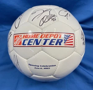 LA Galaxy Team Signed Ball June 6, 2003 First Game at Home Depot Center - Picture 1 of 5
