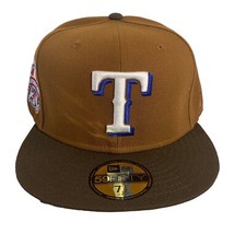 New Era Texas Rangers 1995 All Star Game Bourbon Suede 59FIFTY Fitted Hat 7 1/2
