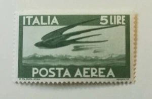 Francobolli Italia 1962 - Posta Aerea Democratica - Lire 5 Nuovo MNH - Foto 1 di 1