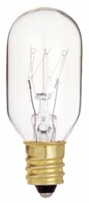 Satco S4718 130V Candelabra Base 15-Watt T7 Light Bulb, Clear - Image 1 of 3