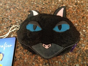 Cartera Monedero de Peluche Loungefly Coraline Gato Negro 🐈⬛ Cremallera Difusa Nueva con Etiquetas - Imagen 1 de 10