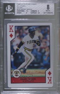 1990 US Playing Cards Major League All-Stars Silver Edge Barry Bonds #KD BGS 8