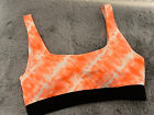 VS Victoria's Secret PINK Ultimate Gym To Swim Light Support Sports Bra Orange L