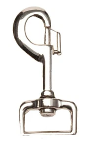 Zilco Die Cast Nickel Snap Hook Clip Sq Eye 12.2mm (1/2")  - Bild 1 von 1