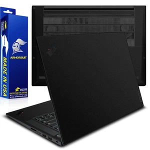 Armorsuit Matte Black Metallic Vinyl Skin for Lenovo Thinkpad P1 G4/G5/G6 16 in - Picture 1 of 9