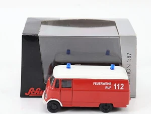 Schuco Die Cast Mercedes-Benz L319 vigili del fuoco in scatola 1:87 - Foto 1 di 7