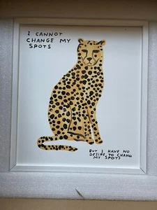 David Shrigley I CANNOT CHANGE MY SPOTS Sculpture Limited Edition 66/75 Signed - Picture 1 of 2