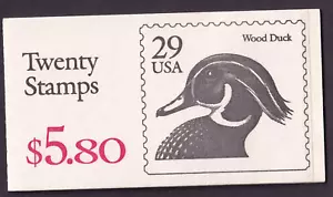 Scott #BK174 (2484a) Wood Duck Booklet of 20 Stamps - Sealed - Picture 1 of 2