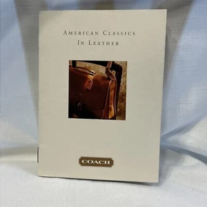 Coach Legacy Vintage 1992 Leather Story Booklet Purse Bags-20 Pages - Picture 1 of 7