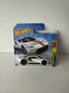 HOT WHEELS '17 FORD GT WHITE SHORT CARD 240/250 - Picture 1 of 3
