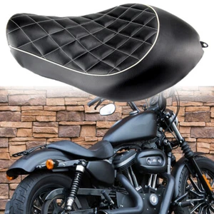 Driver Rider Solo Seat For Harley Sportster Iron 1200 883 48 72 Custom 2004-2022 - Picture 1 of 12