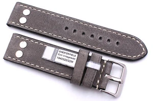 Vintage Leather 22mm Germany made RIOS1931 Pilot Aviator Style robust Band 22/22 - Picture 1 of 2