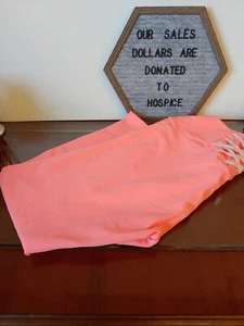 FABLETICS Kessler High-Waisted Strappy Leggings Sorbet Size XL ~ 7/8 NWOT - Picture 1 of 6