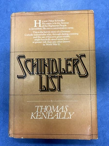 Schindler's List By Thomas Keneally - 1ST US edition 1982 HCDJ - Picture 1 of 4