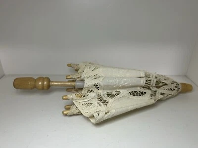 Мини кружевной зонтик зонтик  - Изображение 1 из 4