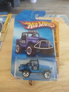2010 Hot Wheels Blue Toyota Land Cruiser FJ40 HW Premiere - Picture 1 of 3