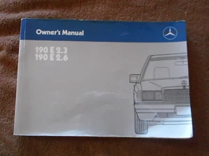1988 Mercedes Benz W201 190E 2.3 2.6 Diesel Operator's Owner's Manual owners - Foto 1 di 11