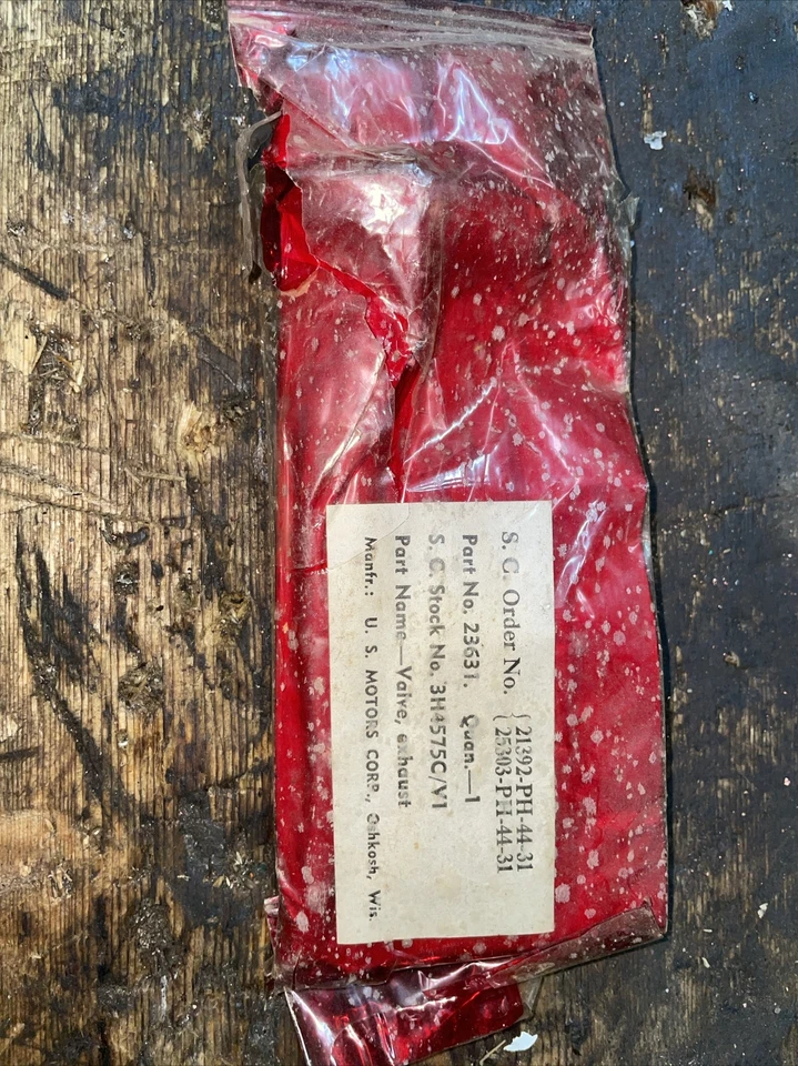 Válvula de escape Ford Modelo A 1929 de colección Foto 1 de 1