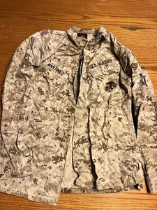 USMC Desert Marpat Utility Combat Shirt, SMALL REGULAR, - Picture 1 of 5