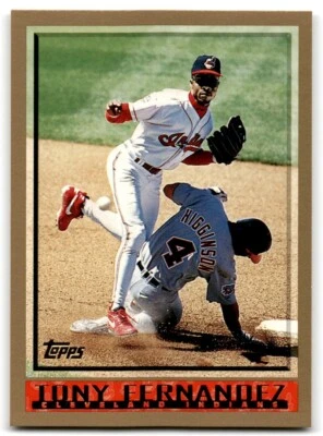 1998 Topps Tony Fernandez Cleveland Indians #58 - Image 1 of 2
