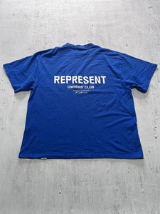 REPRESENT OWNERS' CLUB BLUE TEE SIZE XL - Picture 1 of 8
