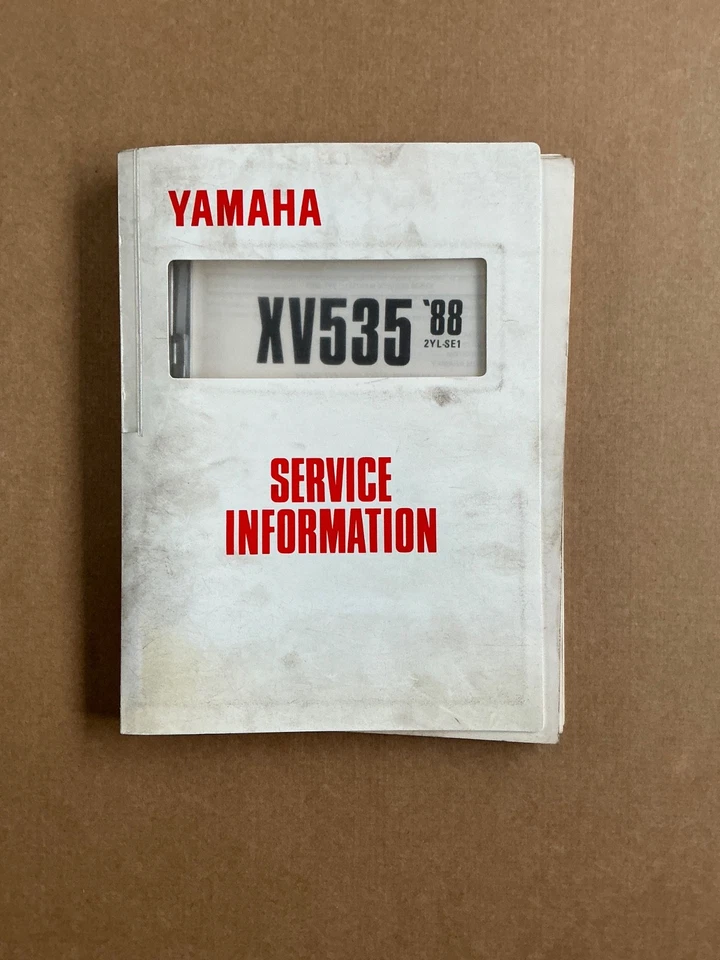 YAMAHA SUPPLEMENTARY WORKSHOP SERVICE INFORMATION MANUAL XV535 VIRAGO 1988-1996 - Image 1 of 4
