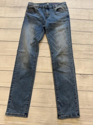 7 For All Mankind Jeans Girls 14 Blue Slim Skinny Fit Zip Stretch Denim Pants - Image 1 of 4