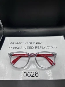 Ray Ban RB1601 3812 Kinder Brille Brillengestell nur 48-18-130 Transparent Grau/Rot - Bild 1 von 6