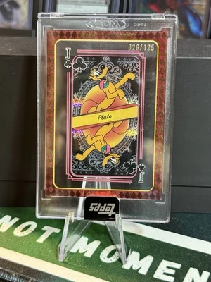 Tarjeta de juego Jack of Clubs 2025 Topps Disney como nueva Pluto #QH-14/125 Foto 1 de 2