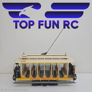Coche de calle abierto motorizado Bachmann 93938 calibre G United Traction Co. - Imagen 1 de 5