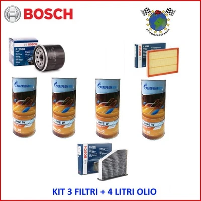 Kit 3 Filtri Bosch + 4 Litri Olio 5W30 per SEAT CORDOBA INCA VW POLO 6V5  #r4 P - Immagine 1 di 4