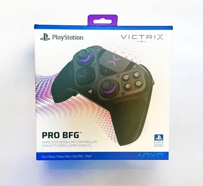PDP Victrix Pro BFG Wireless Gaming Controller Sony PS5/PS4/PC Black   Open Box - Image 1 of 4