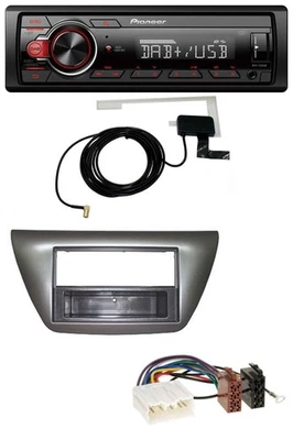 Pioneer 1DIN MP3 DAB USB AUX Autoradio für Mitsubishi Lancer Evo 2004-2008 - Bild 1 von 4