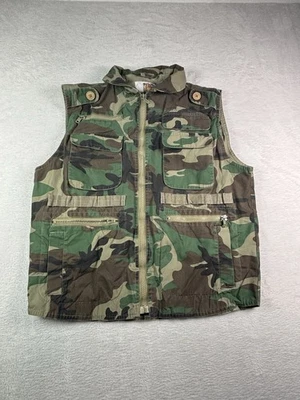 Rothco Jr. G.I. Colete Camuflado Rangers Masculino Tamanho Grande Masculino Ranger Colete Camuflado - Imagem 1 de 4