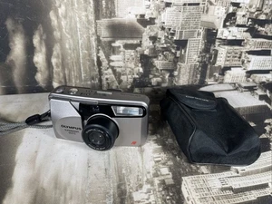Olympus Superzoom 800S 35mm Film Point and Shoot Camera Silver Tested - Picture 1 of 8