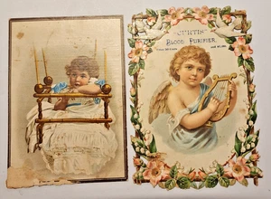 victorian advertising trade cards lot 6 Pieces - Picture 1 of 6