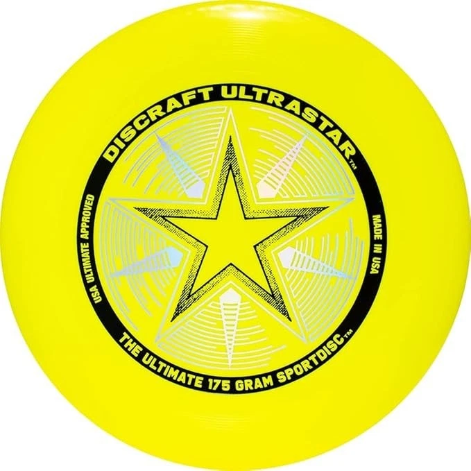 Discraft 175-Gram Yellow Ultrastar Sport Disc for Outdoor Ultimate Games - Image 1 of 1